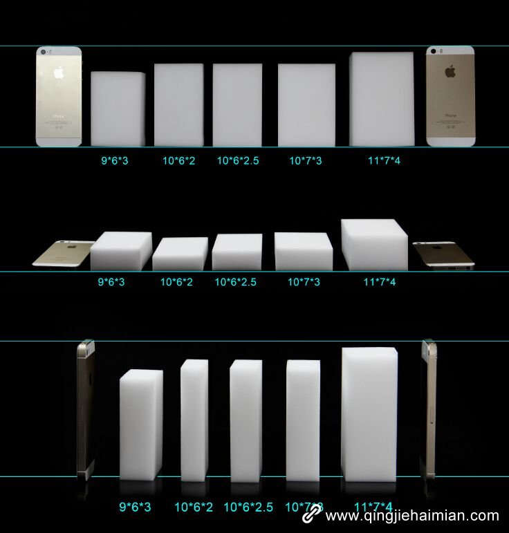 海綿尺寸對(duì)比